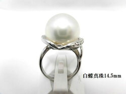 PT白蝶真珠リング/14.5mm/T20/リング/指輪/ゆびわ/ring/ジュエリー/女性用/レディース/プレゼント/ギフト/お買い得/オススメ/送料込み/宝石
