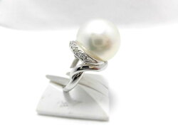 PT白蝶真珠リング/14.5mm/T20/リング/指輪/ゆびわ/ring/ジュエリー/女性用/レディース/プレゼント/ギフト/お買い得/オススメ/送料込み/宝石