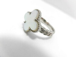 K18WG白蝶貝リング/G510/リング/指輪/ゆびわ/ring/ジュエリー/女性用/レディース/プレゼント/ギフト/お買い得/オススメ/送料込み/宝石