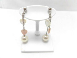 K14WGあこや真珠ピアス/6.9mm/ぴあす/ジュエリー/アクセサリー/送料無料