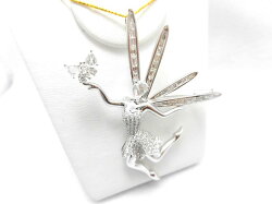 K18WGダイヤモンドペンダントトップ兼ブローチ/バレリーナ/D0.70ct2.60ct/ペンダントトップ/ブローチ/ネックレス/ジュエリー/女性用/レディース/プレゼント/ギフト/お買い得/オススメ/送料込み/宝石