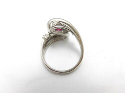 PTルビーダイヤリング/ルビー0.48ctダイヤ0.39ct/F9250/ダイヤモンドリング/指輪/ゆびわ/ring/ジュエリー/ダイヤ/女性用/レディース/プレゼント/ギフト/お買い得/オススメ/送料込み/宝石