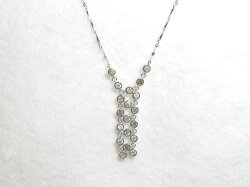 18KWGダイヤモンドネックレス/ネックレス/ねっくれす/ジュエリー/女性用/レディース/プレゼント/ギフト/お買い得/オススメ/送料込み/宝石