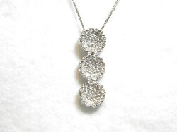18KWGダイヤペンダントネックレス/ネックレス/ジュエリー/女性用/レディース/プレゼント/ギフト/お買い得/オススメ/送料込み/宝石