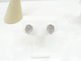 Ptプラチナ　ローズクオーツピアス2.43ct、2.63ct 　ご褒美　ジュエリー　G5061　送料無料