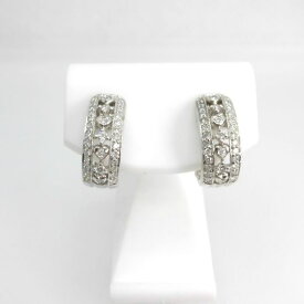 K18WGダイヤモンドピアス イヤリング 0.30ct ホワイトゴールド ジュエリー アクセサリー F5752