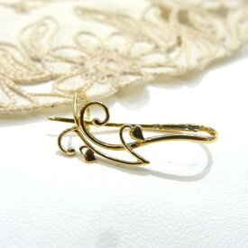 K18イヤーカフ　地金のみ　イヤークリップ　ジュエリー アクセサリー 貴金属 G737　送料無料