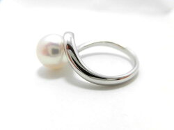Ptアコヤ白蝶真珠ダイヤリング/9.4mm/G265/花珠/リング/指輪/ring/ジュエリー/女性用/レディース/プレゼント/ギフト/お買い得/オススメ/送料込み/宝石