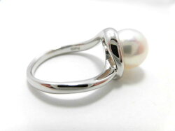 Ptアコヤ白蝶真珠ダイヤリング/9.4mm/G265/花珠/リング/指輪/ring/ジュエリー/女性用/レディース/プレゼント/ギフト/お買い得/オススメ/送料込み/宝石