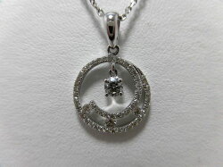 K18WGダイヤモンドペンダント/D0.15ct0.37ct/ペンダント/ネックレス/ジュエリー/女性用/レディース/プレゼント/ギフト/お買い得/オススメ/送料込み/宝石