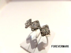 FOREVERMARK/PTダイヤモンドリング/F9306/D0.19ct×3/リング/指輪/ゆびわ/ring/ジュエリー/女性用/レディース/プレゼント/ギフト/お買い得/オススメ/送料込み/宝石