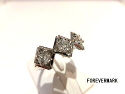 FOREVERMARK/PTダイヤモンドリング/F9306/D0.19ct×3/リング/指輪/ゆびわ/ring/ジュエリー/女性用/レディース/プレゼント/ギフト/お買い得/オススメ/送料込み/宝石
