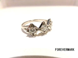 FOREVERMARK/PTダイヤモンドリング/F9306/D0.19ct×3/リング/指輪/ゆびわ/ring/ジュエリー/女性用/レディース/プレゼント/ギフト/お買い得/オススメ/送料込み/宝石