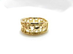 K18ダイヤモンドデザインリング/0.01ct/G1587/馬/リング/指輪/ゆびわ/ring/ジュエリー/ダイヤ/女性用/レディース/プレゼント/ギフト/お買い得/オススメ/送料込み/宝石