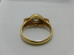 K18ダイヤモンド/D0.525ctD0.31ct/F9691/リング/指輪/ジュエリー/女性用/レディース/プレゼント/ギフト/お買い得/オススメ/送料込み/宝石