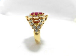 K18ルビーダイヤモンドリング/R3.48ctD2.60ct/E9315/リング/指輪/ゆびわ/ring/ジュエリー/女性用/レディース/プレゼント/ギフト/お買い得/オススメ/送料込み/宝石
