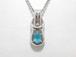 Ptパライバトルマリンペンダント/0.44ct/G103/ジュエリー/プレゼントお値段ご相談下さいメールアドレス:info@teikokudo.co.jpお電話:0120-70-2133