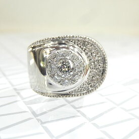 Pt ダイヤモンドリング D1.045ct G5523 高級 送料無料