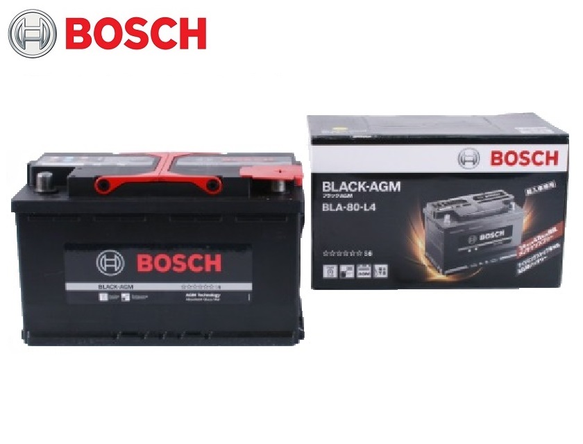 高級品 BOSCH 輸入車用 新車 メーカー純正搭載品BLACK-AGM バッテリーポルシェ911 BLA-80-L4 997 税込 911 991 GT3