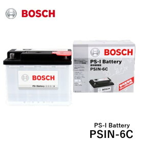BOSCH ボッシュ 欧州車用 カルシウムバッテリー PSIN-6C PS-I Battery / PS-I バッテリー LN2 [適合車種]　BMW　Z 4 [E 85] [E 86] [E 89] フィアット　ムルティプラ [186]