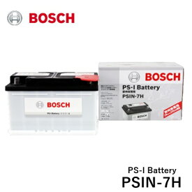 BOSCH ボッシュ 欧州車用 カルシウムバッテリー PSIN-7H PS-I Battery / PS-I バッテリー LBN3 [適合車種]　ボルボ　C30 S40 I S40 II S80 I S80 II V40 I V40 II V50