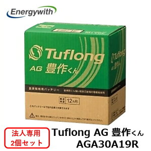 �y�@�l��p 2�Z�b�g�zTuflong (�G�i�W�[�E�B�Y) ���Y�ԃo�b�e���[ �_�Ƌ@�B�p (Tuflong AG �L�삭��) AGA 30A19R