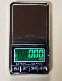 分銅DC電源使用可能最新はかり0.01g単位で100gまで計量スケール精密はかり小型光るはかり日本語説明書付数量も計量可能デジタルはかり