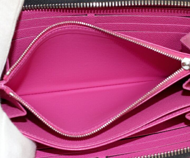 楽天市場】ルイ・ヴィトンエピ：ノワールホットピンクジッピー  