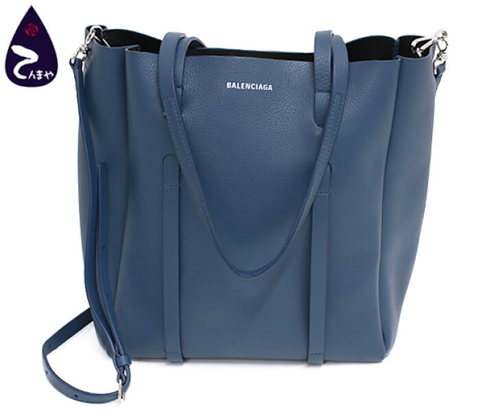 楽天市場】バレンシアガ(BALENCIAGA)レザー：ブルーエブリデイトート 
