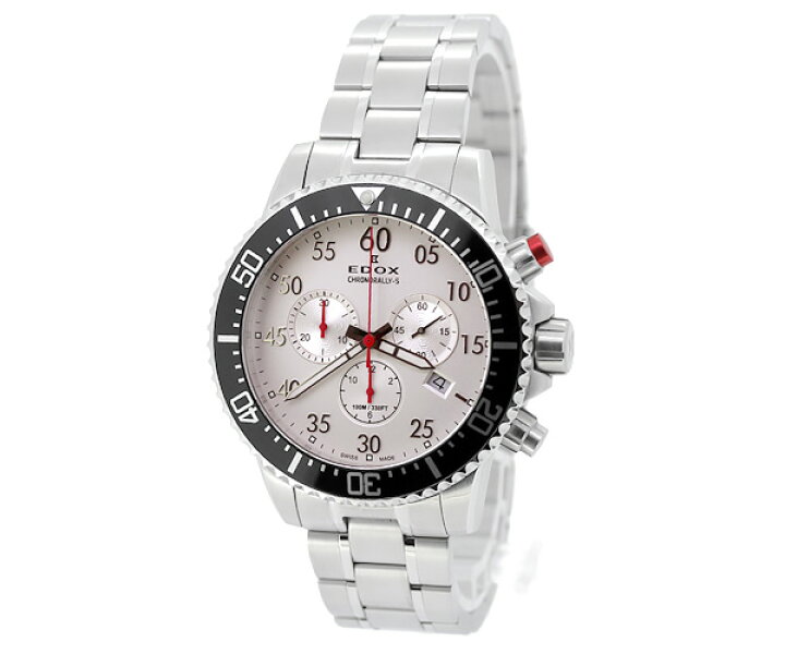 楽天市場】エドックス(EDOX)クロノラリーS クロノグラフ10227(メンズ 