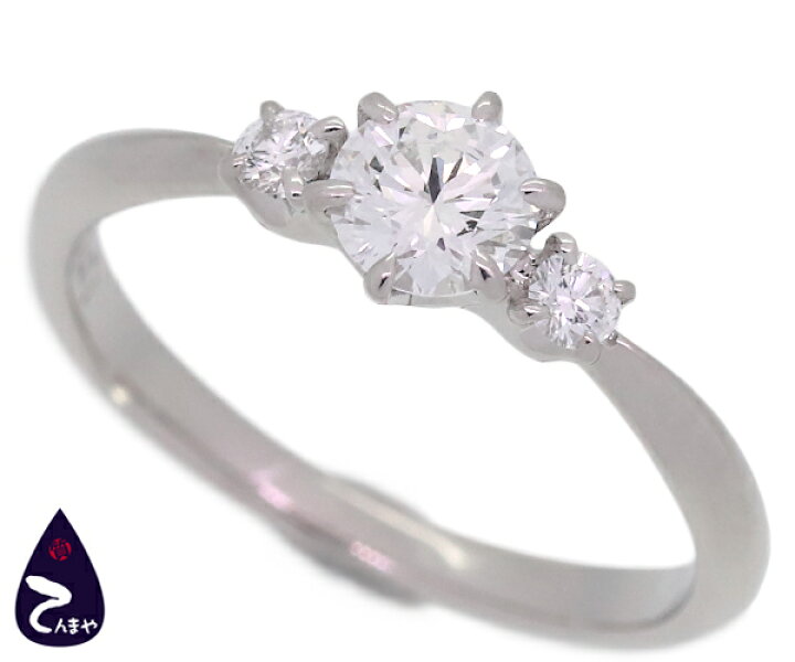 楽天市場】ミキモト(MIKIMOTO)Pt950 ダイヤリング・ソリティアリングD0  