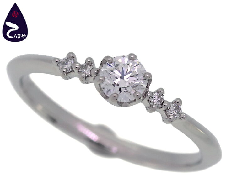 楽天市場】PORTADA(ポルターダ) Pt950 ダイヤリング一粒ダイヤ 0.233ct 