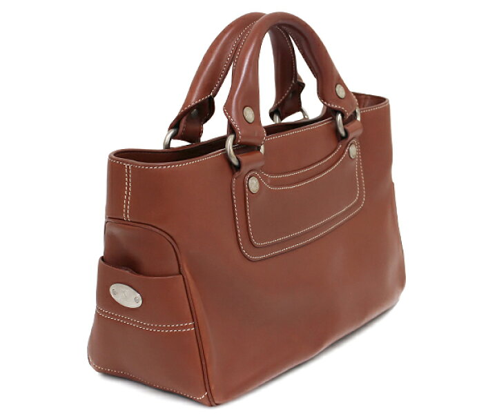 楽天市場】CELINE(セリーヌ)レザー：ブラウンブギーバッグ  