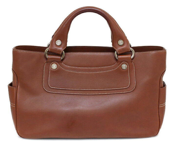 楽天市場】CELINE(セリーヌ)レザー：ブラウンブギーバッグ  