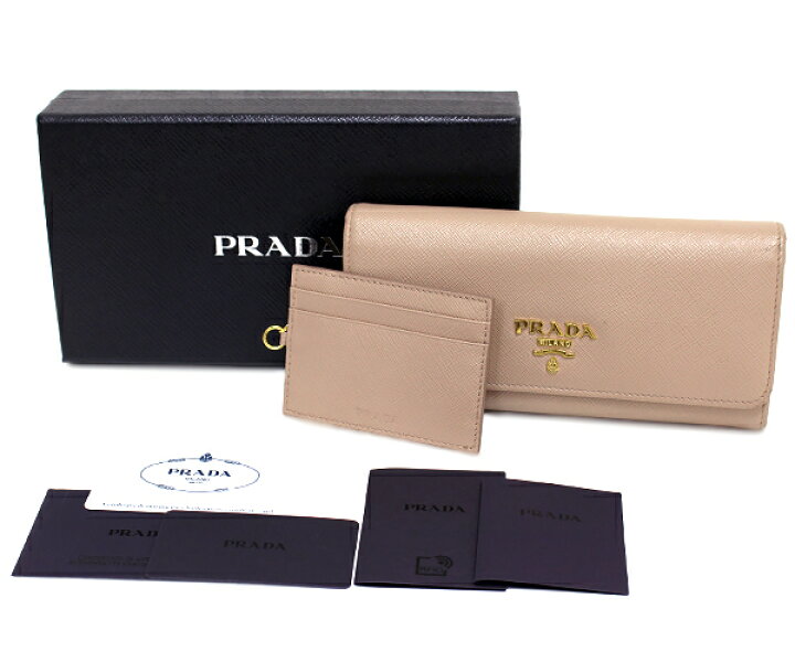 楽天市場】プラダ(PRADA)サフィアーノ メタルカラー：チプリア(ピンク  