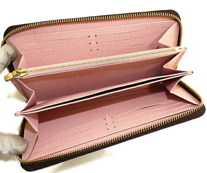 楽天市場】ルイ・ヴィトンダミエ：ローズバレリーヌジッピーウォレット  