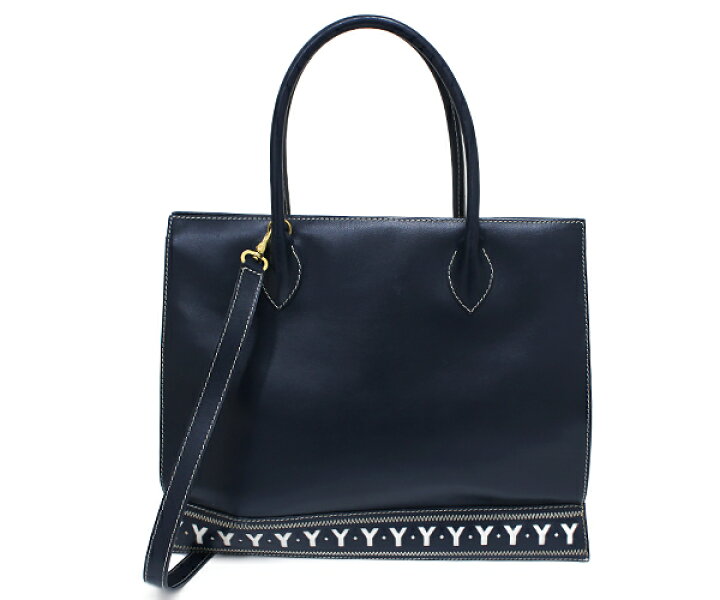 楽天市場】イヴ・サンローラン(Yves Saint Laurent)レザー：ネイビーY  