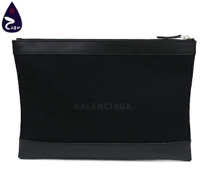 楽天市場】バレンシアガ(BALENCIAGA)キャンバス×レザー：ブラック  