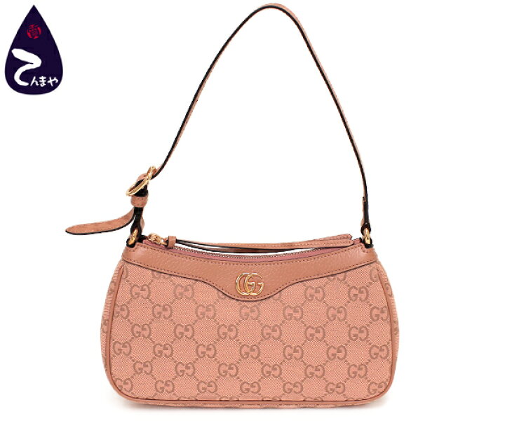 楽天市場】GUCCI(グッチ)GGキャンバス×レザー：ピンク系オフィディア  