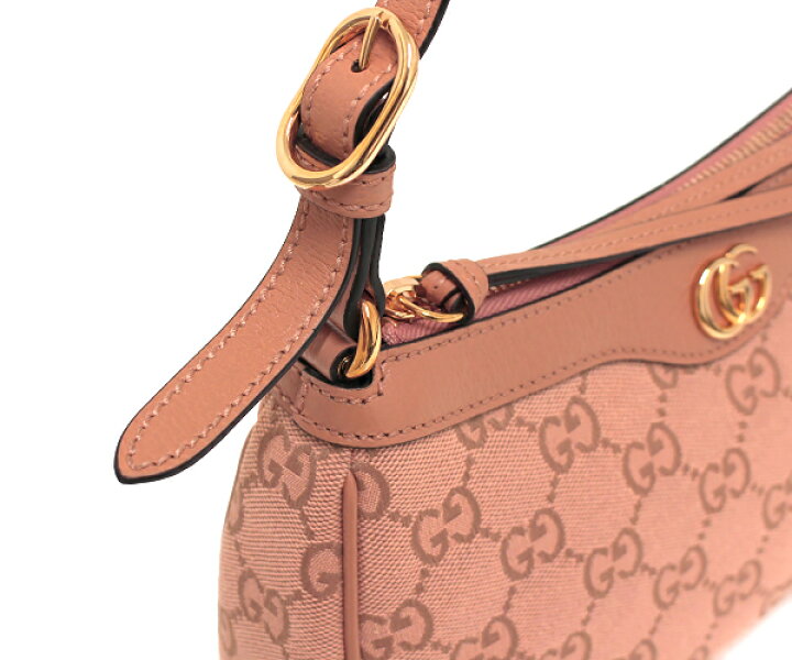 楽天市場】GUCCI(グッチ)GGキャンバス×レザー：ピンク系オフィディア 