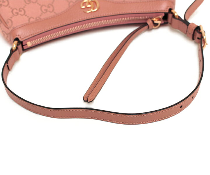 楽天市場】GUCCI(グッチ)GGキャンバス×レザー：ピンク系オフィディア  