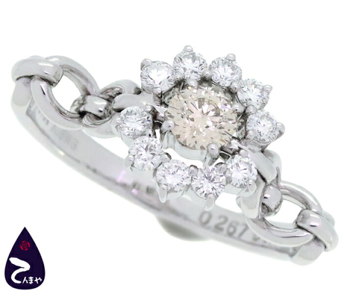 楽天市場】K18WG ダイヤファッションリングメインダイヤ 0.267ct 
