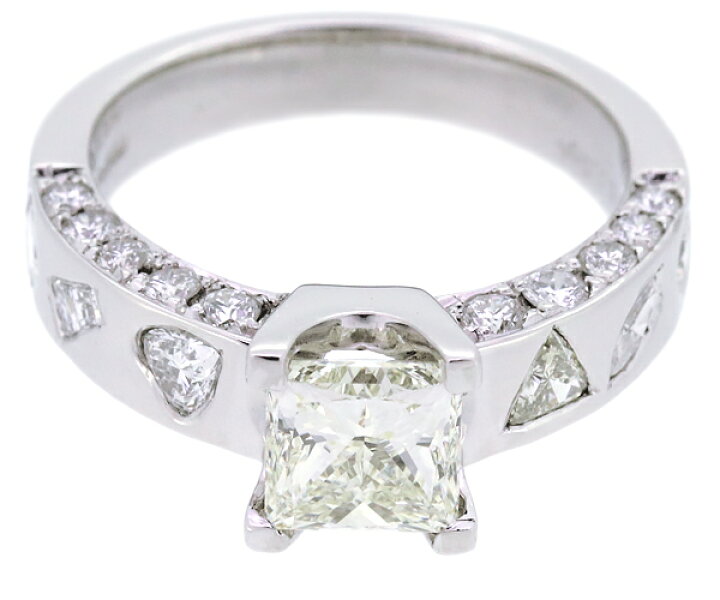 楽天市場】Pt900 ダイヤ ファッションリングメインダイヤ 1.504ct 