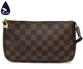 ルイ・ヴィトン(ダミエ)ポシェット アクセソワールアクセサリーポーチ コスメポーチ型番：N51985【質屋出店】【掘り出しモノ】【ファッション】【ブランド】【質流れ】【中古】Y3T1R125090100