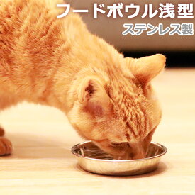 【レビューを書いて500円OFFクーポン】 猫 犬 食器 ステンレス おしゃれ ペット 餌入れ ねこ いぬ フードボウル 水飲み皿 猫食器 シンプル 猫用 犬用 ご飯 えさ皿 ネコ 食器皿 給水 小型犬 エサ 皿 餌 水入れ 【あす楽】