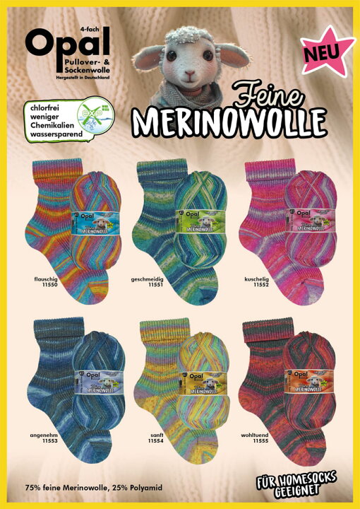 楽天市場】【残り29セット】Opal 毛糸 Feine Merinowolle(ファイン 