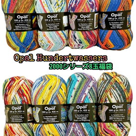 Opal 毛糸 フンデルトヴァッサー2全色8玉セット福袋【全国宅配便送料無料】