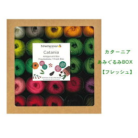 【スーパーセール期間】シャッヘンマイヤー あみぐるみボックス「カターニア」野菜BOX25色セット