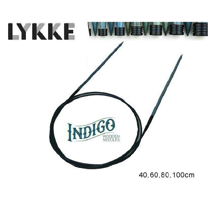 LYKKE INDIGO(インディゴ)単品輪針固定式コード（0号-2号） - 道具・キット
