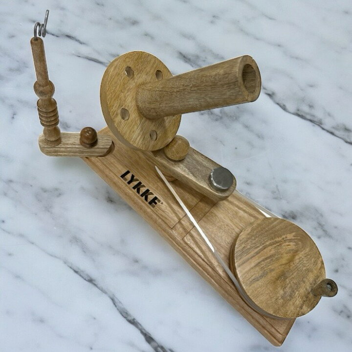 楽天市場】LYKKE 『木製玉巻き機＋かせくり機』セット販売マンゴー 
